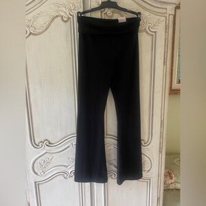 Black Flared Yoga Pants